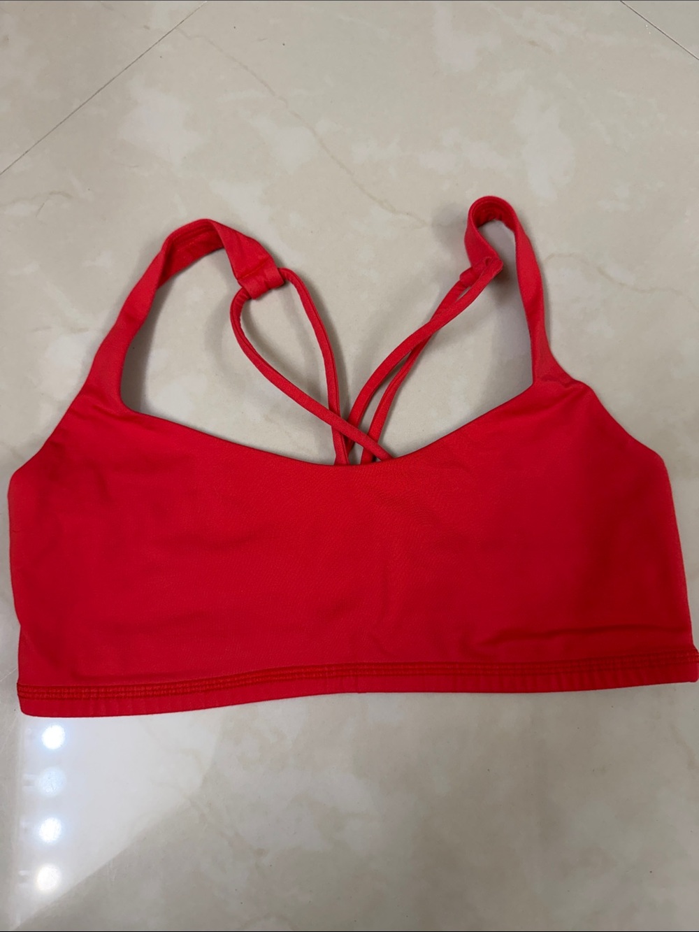 lululemon athletica Red Strappy Sports Bralette